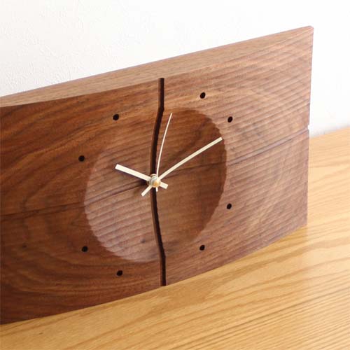 旭川クラフト Arms 工房アームズ シェイドクロック 国産クラフト 木製