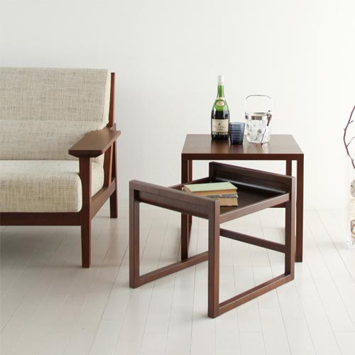 旭川家具 cosine コサイン Nagahara ナガハラ ネストテーブル 国産家具