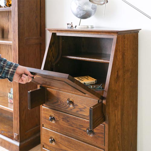 旭川家具 EZO エゾ Crea クレア ライティングビュロー 国産家具 無垢