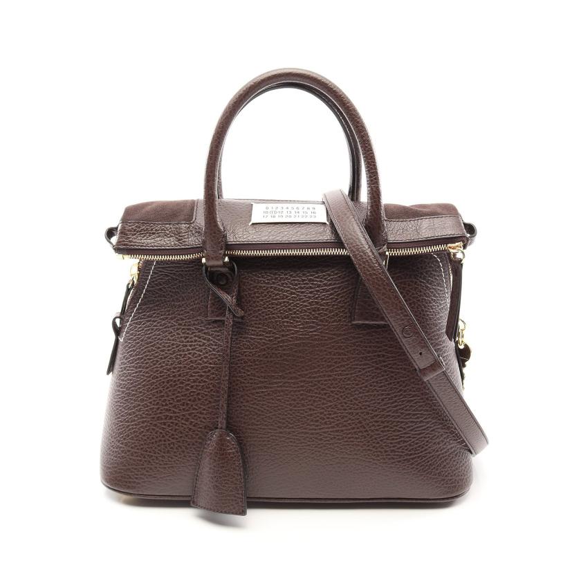 Maison Margiela 11・バッグ・5AC ミディアム ハンドバッグ レザー