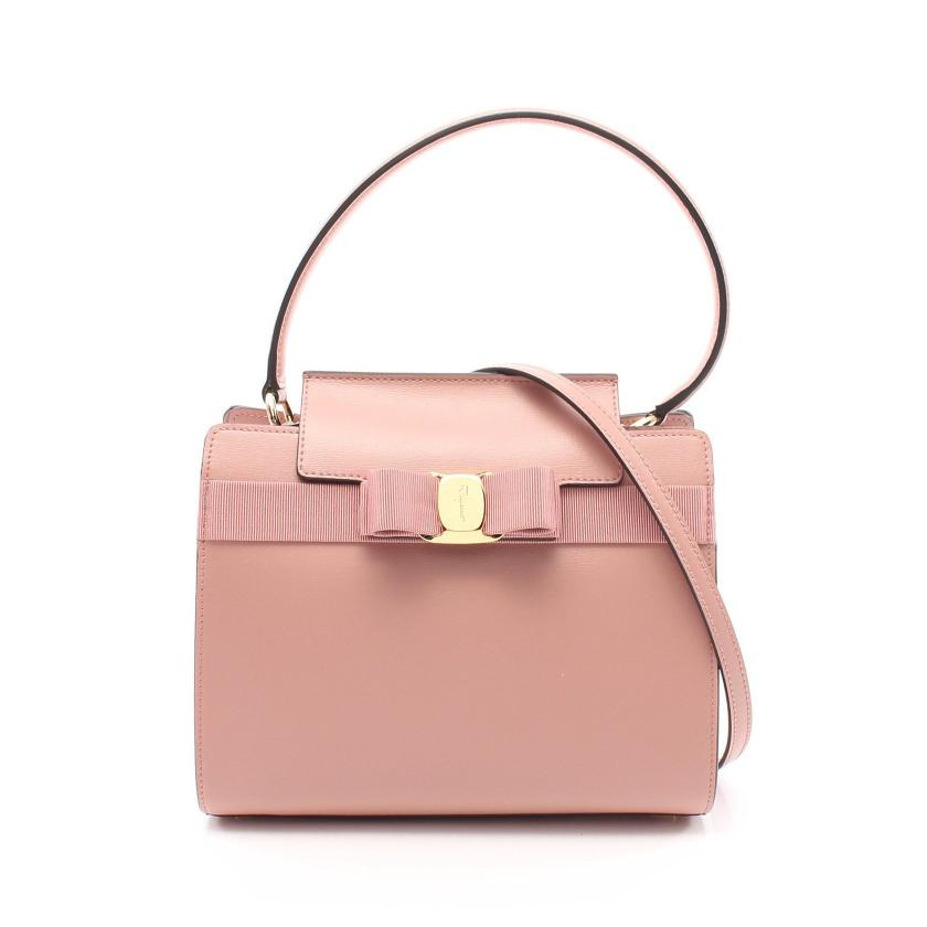 Salvatore Ferragamo・バッグ・ヴァラリボン ハンドバッグ レザー