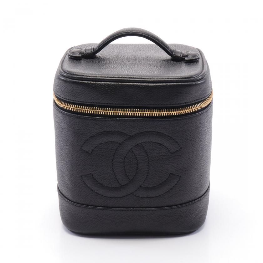 CHANEL・バッグ・ココマーク ハンドバッグ バニティバッグ キャビア