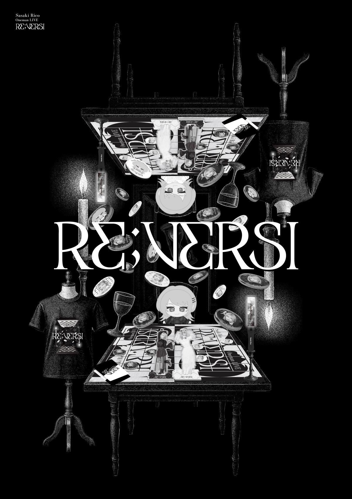 佐々木李子ワンマンライブ「RE;VERSI」ライブグッズ先行通販のお知らせ