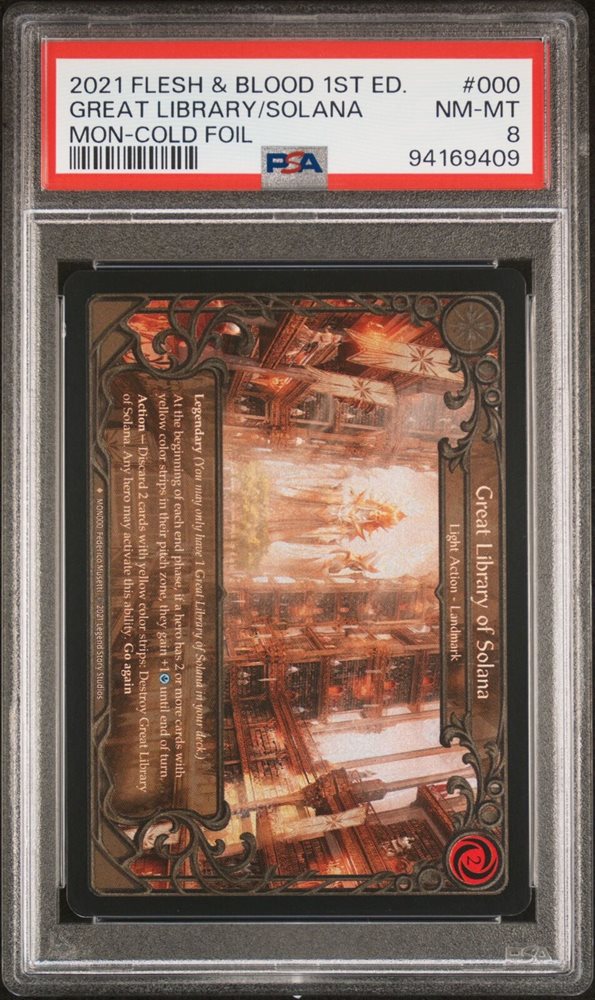 Auction Prices Realized Tcg Cards 2021 FLESH AND BLOOD MONARCH 1ST
