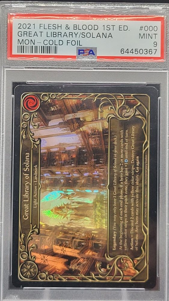 Auction Prices Realized Tcg Cards 2021 FLESH AND BLOOD MONARCH 1ST