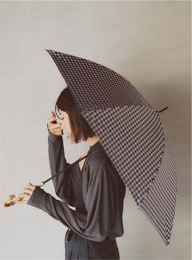 東原亜希 FORME 2025 SPRING ALL-WEATHER STICK UMBRELLA