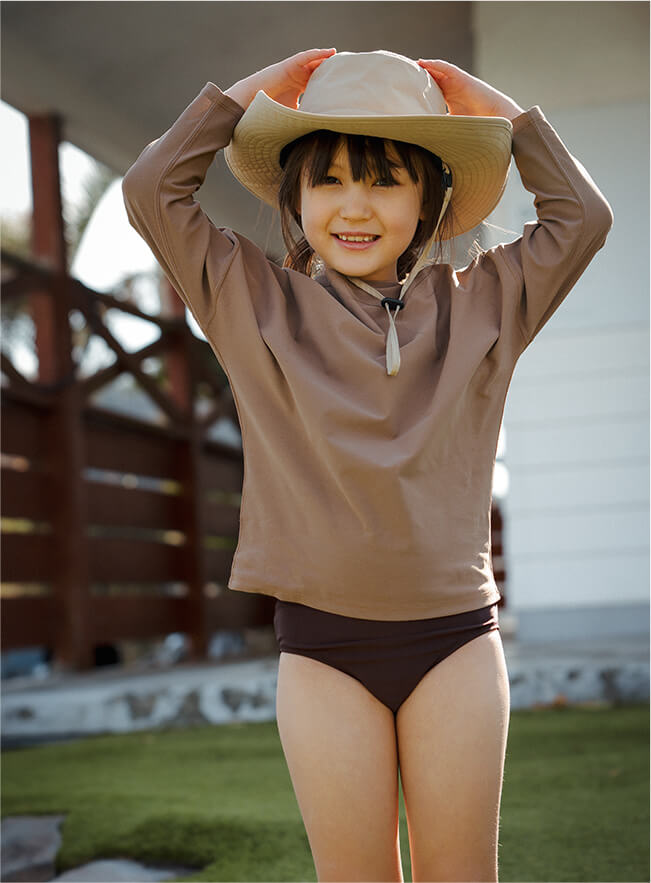 東原亜希 FORME 2024 フォルム キッズドルマン ラッシュガード