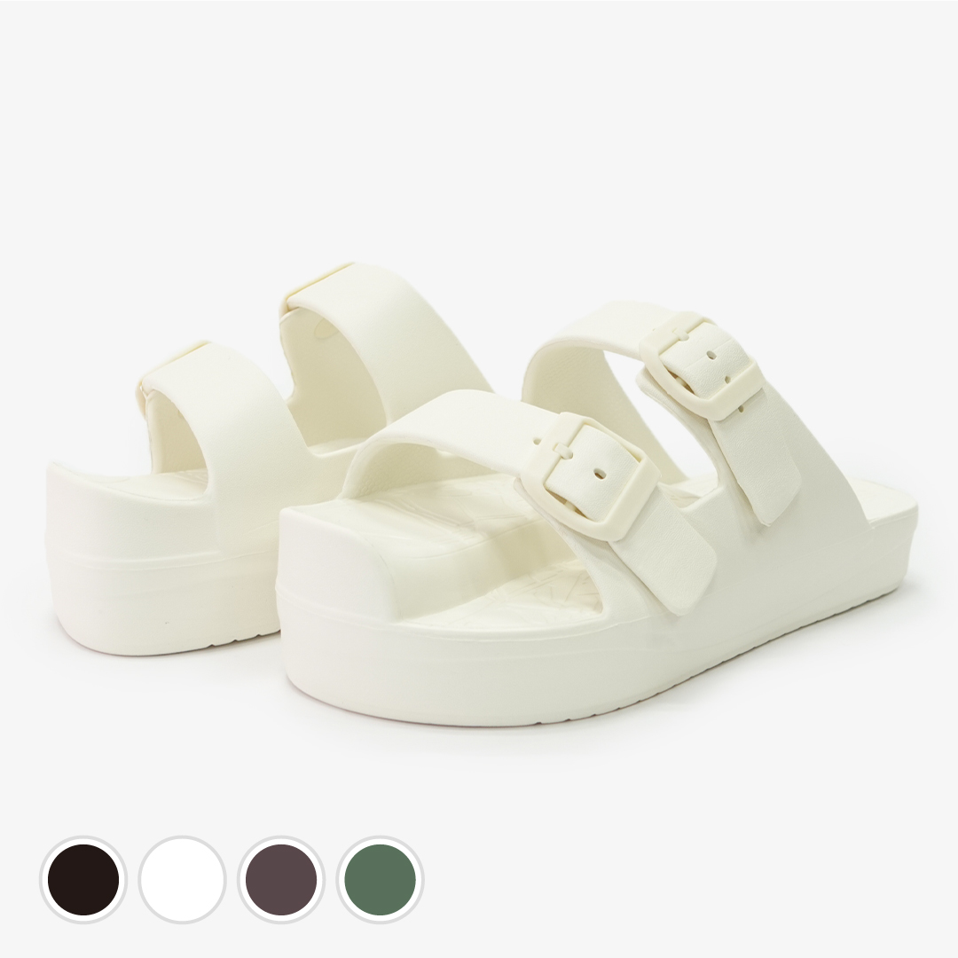 イージーサンダル ラップ ホワイト | Racbaki