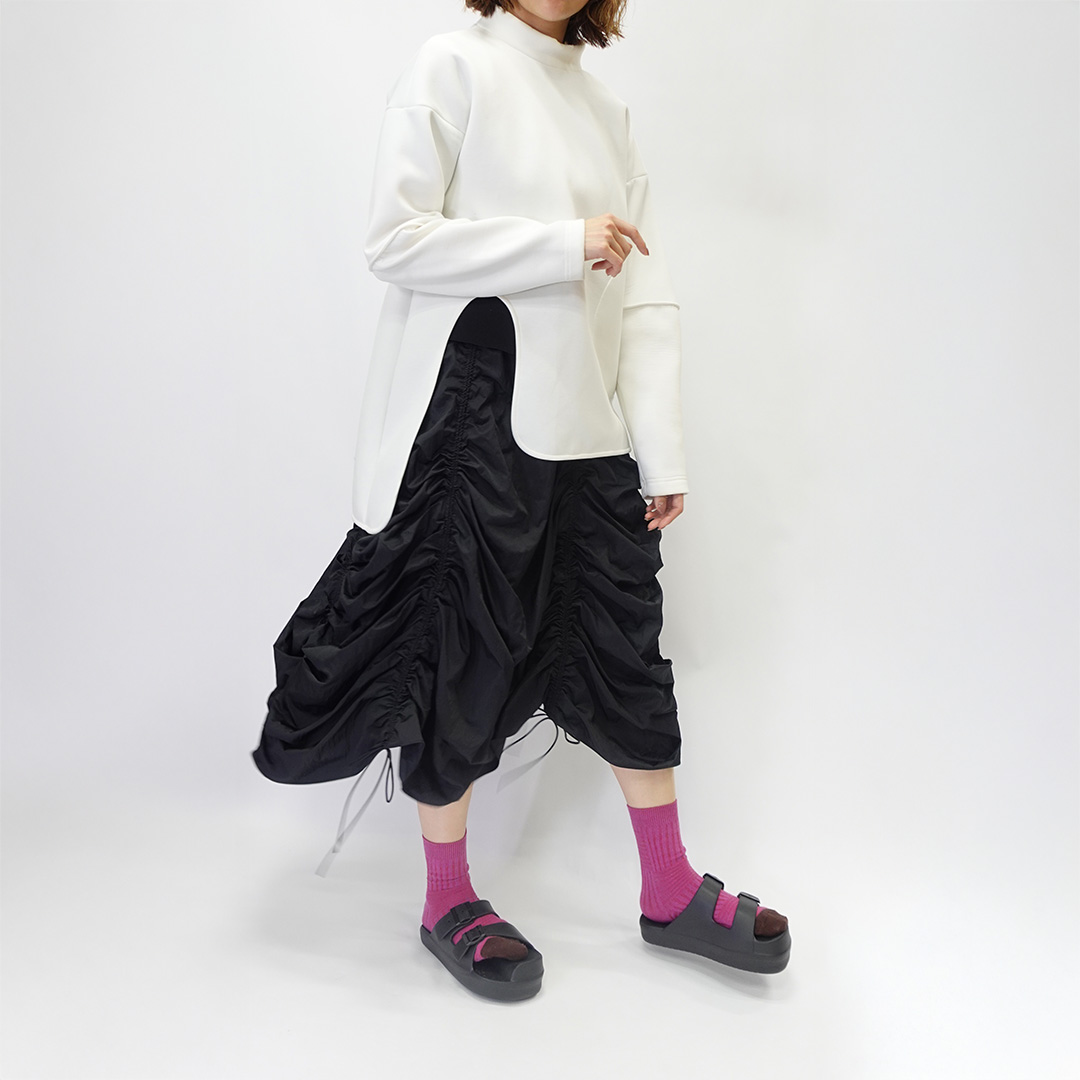 イージーサンダル ラップ ブラック | Racbaki