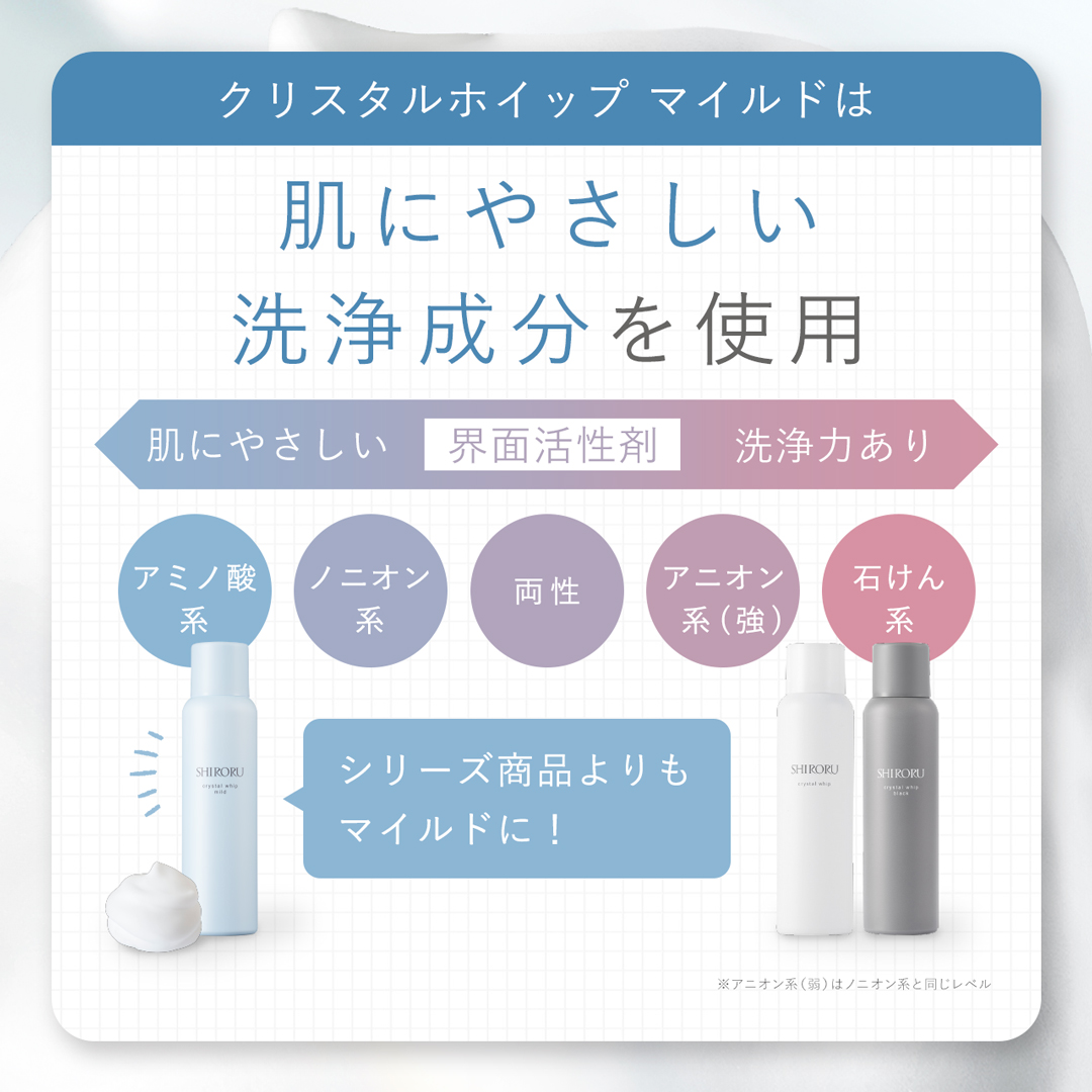 クリスタルホイップ マイルド｜SHIRORU(シロル)公式オンラインストア