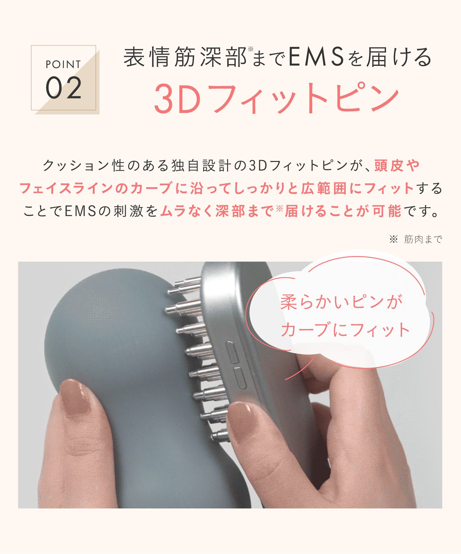 送料無料】SALONIA(サロニア) EMSリフトブラシ シルバー◇30日間全額
