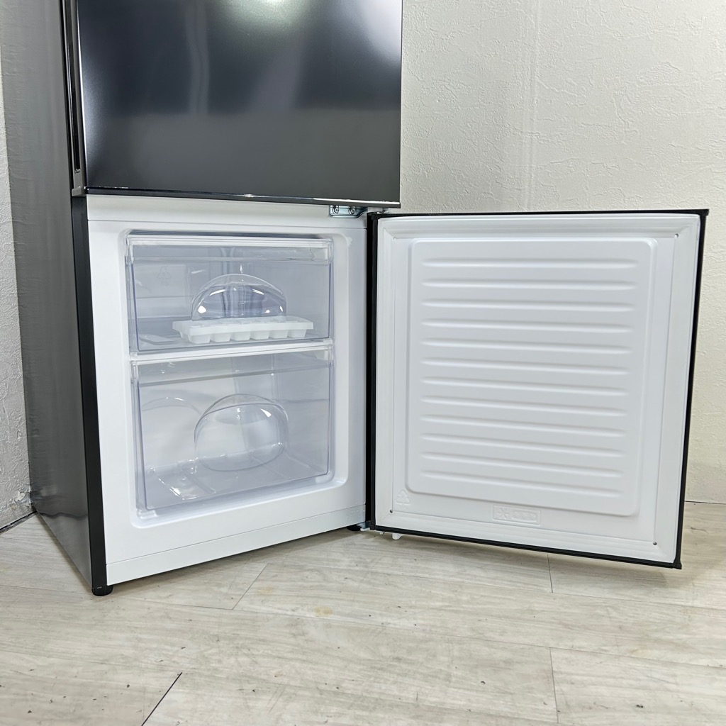 106L 2ドア冷蔵庫 小さい ニトリ NTR-106BK 2022年製 ブラック 単身用