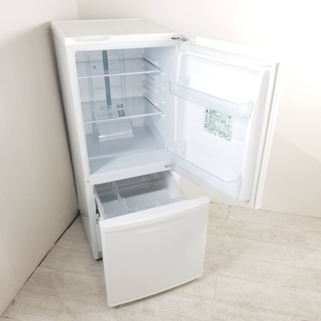 2ドア冷蔵庫 138L パナソニック NR-B145W-W 2013年製 清潔感のある