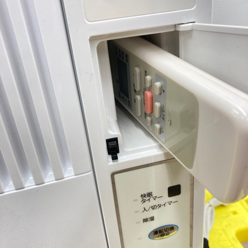 KOIZUMI 窓用エアコン KAW-1672 ホワイト ノンドレン 2017年製| 家具