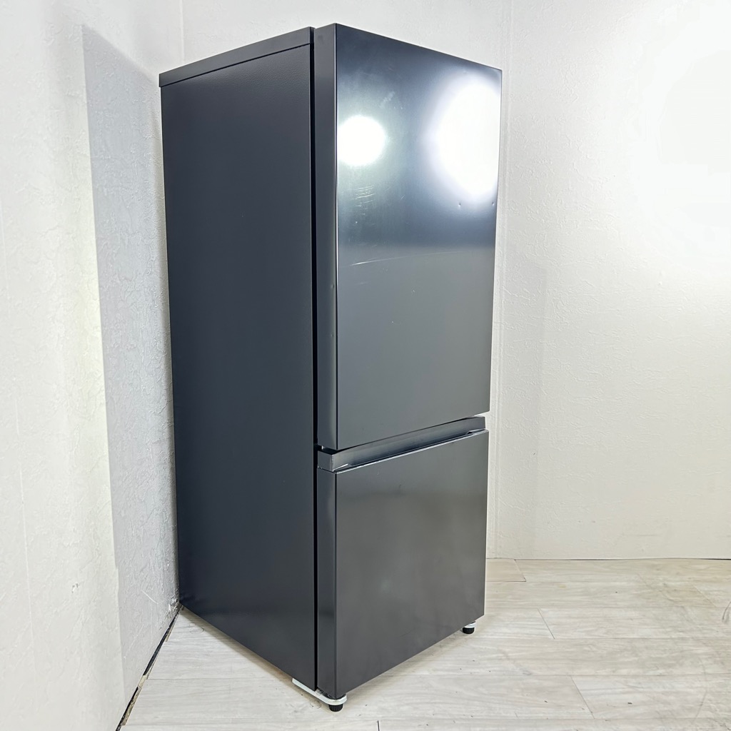 タグレーベルバイアマダナ 162L 2ドア冷蔵庫 AT-RF160-BK ブラック