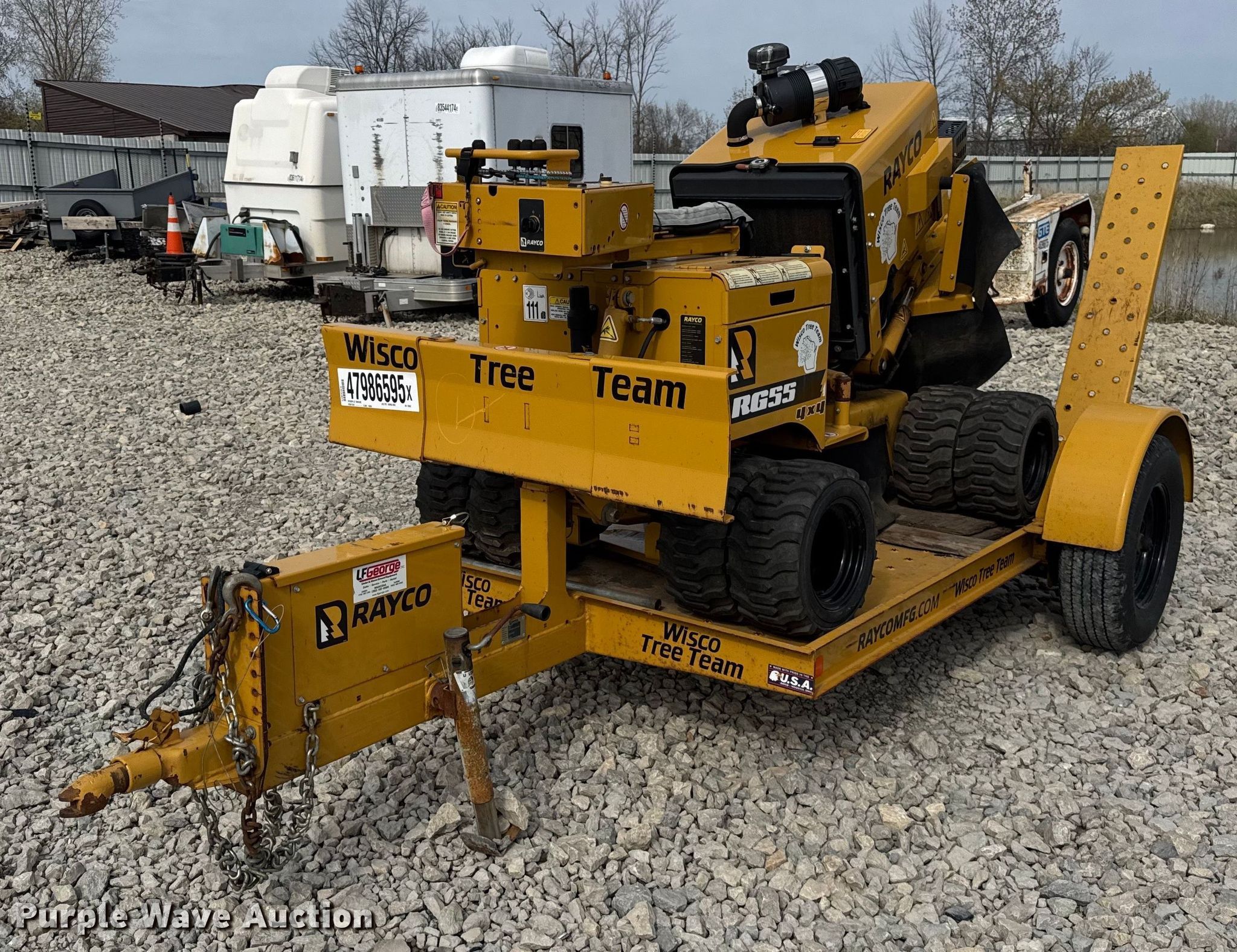 2021 Rayco RG55 stump grinder in Appleton, WI | Item YA0358 sold