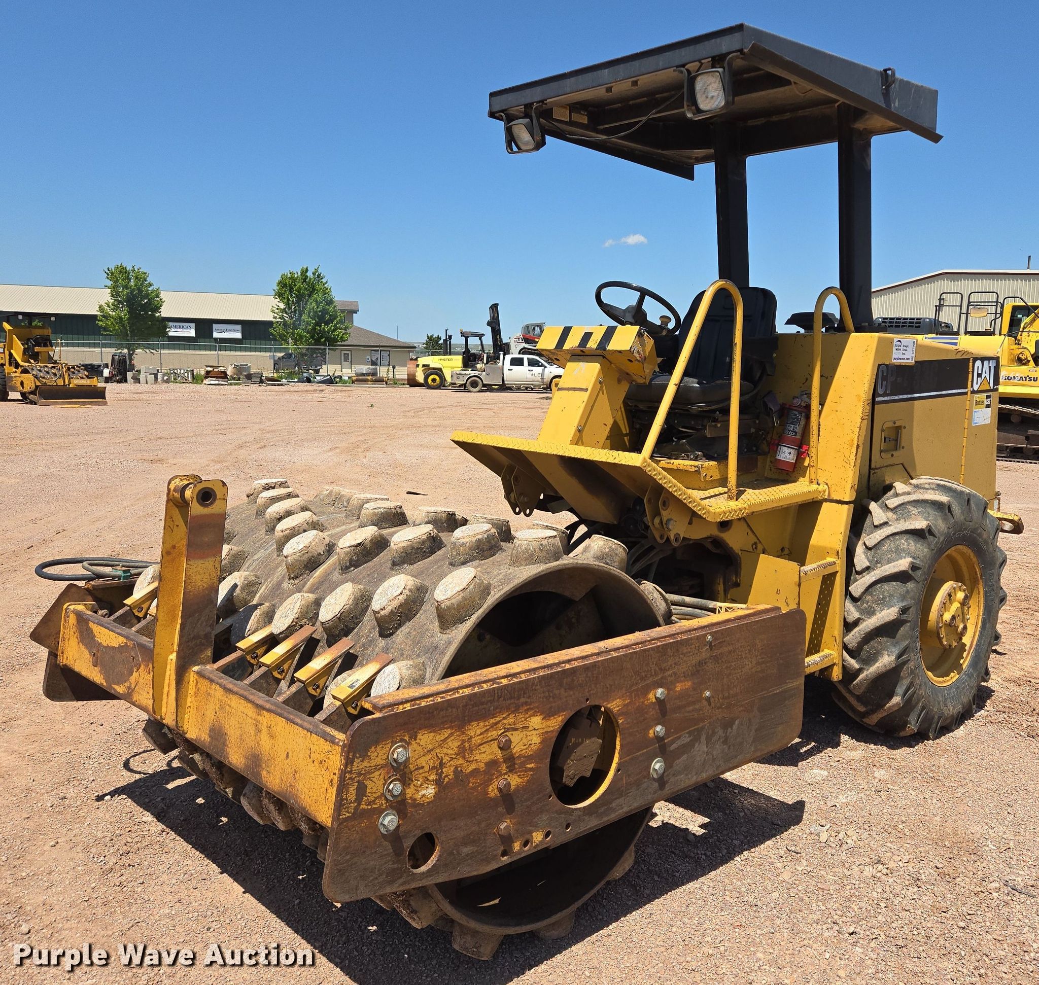 1997 Caterpillar CP-433C single drum vibratory roller in Rapid