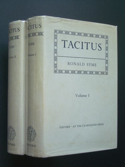 Tacitus [two volume set, complete] by Syme, Sir Ronald | Hardback