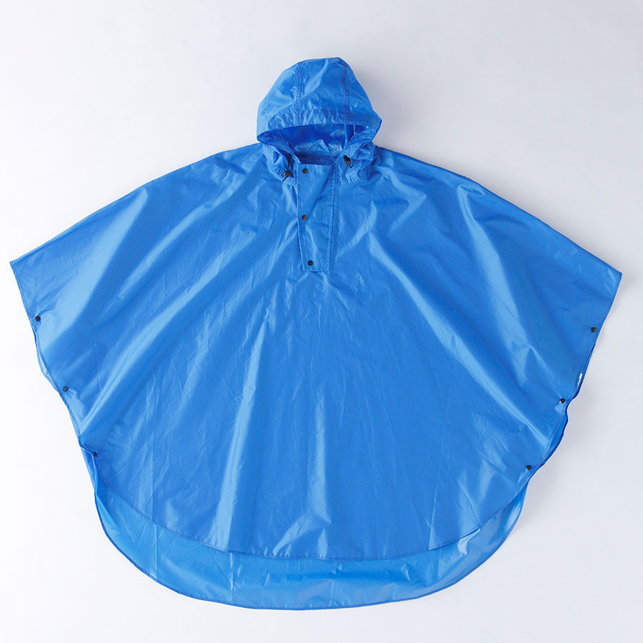 レインポンチョ P－02 ブルー 120・140cm | 【ミドリ安全