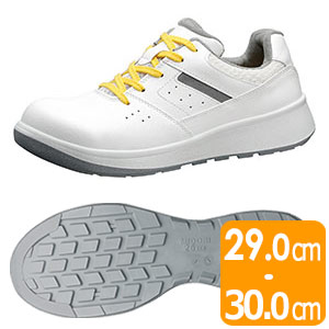 安全靴 G4590 静電 （ひもタイプ） ホワイト 特大 | 【ミドリ安全