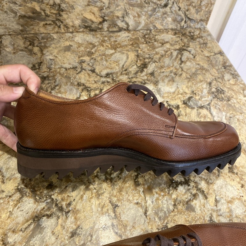 Alden 4051 Brown Pebble Grain Split Toe Blucher | Alden Model Project
