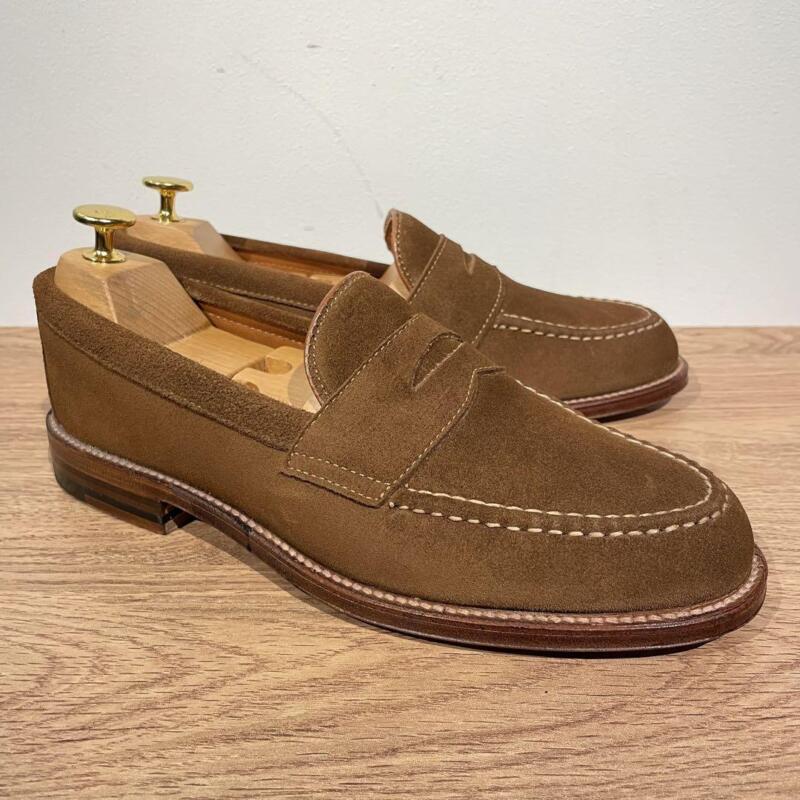 Alden N5204 Snuff Suede LHS / Penny Loafer | Alden Model Project