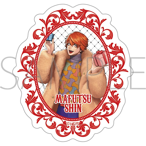 ジャンケットバンク ダイカットステッカー／真経津 晨: キャラグッズ