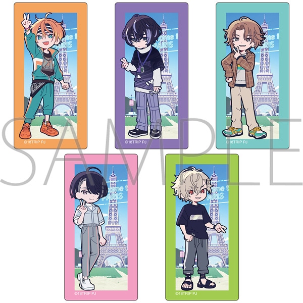 18TRIP ステッカーセット／旅先レポート 昼班: キャラグッズ