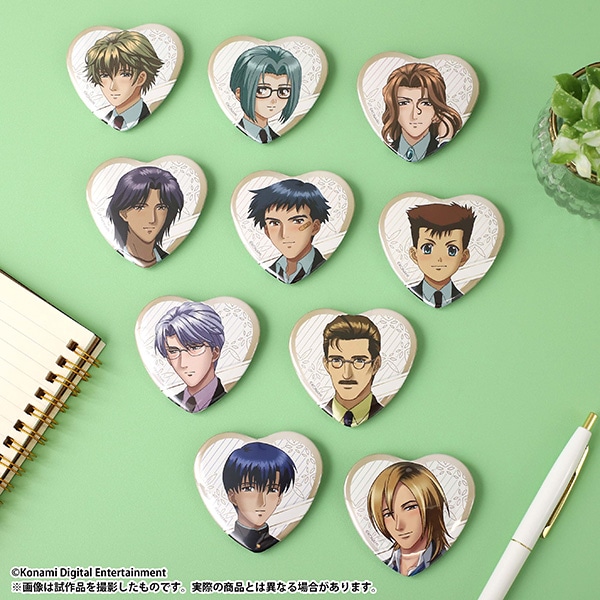 ときめきメモリアル Girl's Side ハート形キャラバッジコレクション
