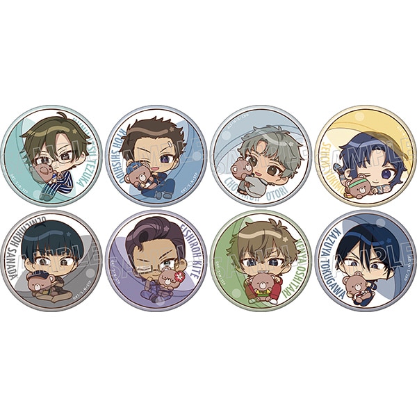 新テニスの王子様 アニカプ（缶バッジ 全8種） パジャマ vol.2: くじ