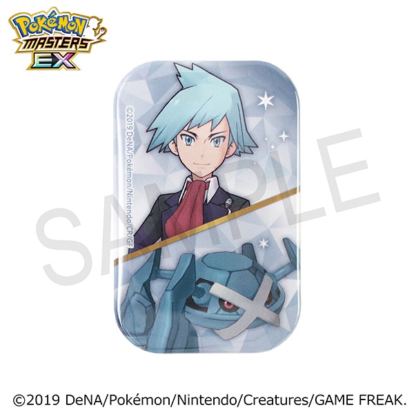 ポケモンマスターズ EX』 スクエア缶バッジ／ダイゴ＆メタグロス