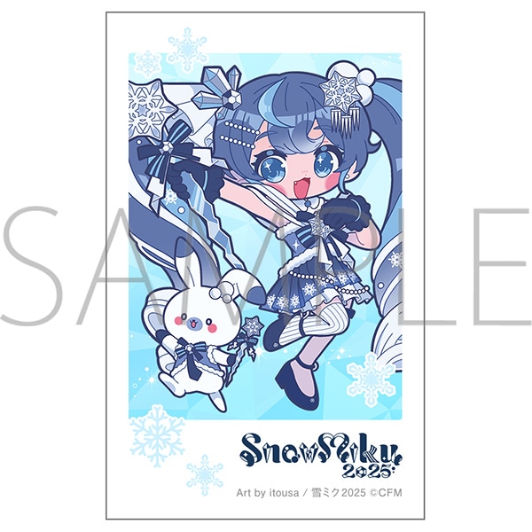初音ミクシリーズ チェキプリント／SNOW MIKU 2025 K 雪ミク Art by