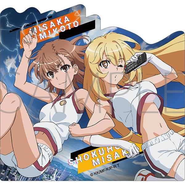 とある科学の超電磁砲 メタルステッカー／御坂美琴&食蜂操祈: キャラ