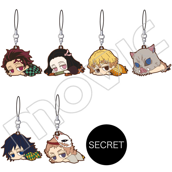 鬼滅の刃 ラバーストラップコレクション だる～ん: キャラグッズ