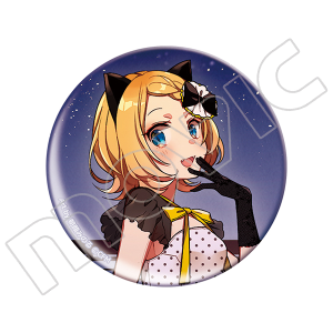 初音ミクシリーズ 缶バッジ 朝顔みのる キャットパーティー 鏡音レン