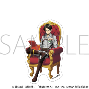 進撃の巨人 アクリルスタンド／リヴァイ: キャラグッズ｜ムービック