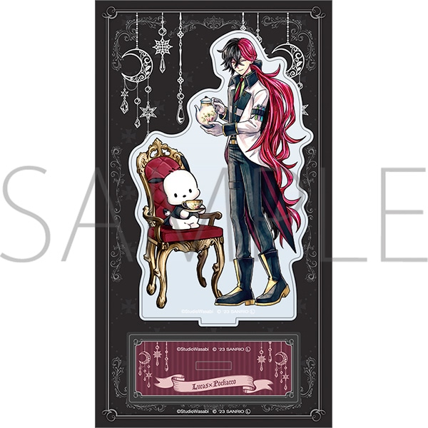 悪魔執事と黒い猫 アクリルスタンド ルカス×ポチャッコ 悪魔執事と黒い