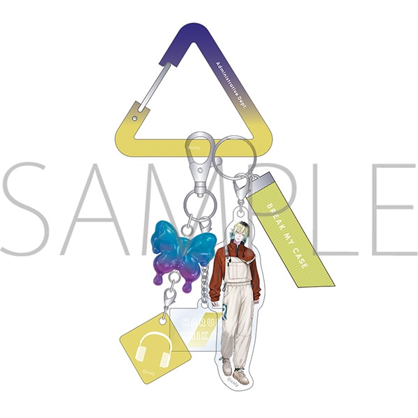 ブレイクマイケース カラビナ付きキーホルダー／壱川春日: キャラ