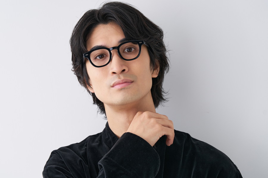 Zoff｜AOI IHARA ウェリントン型セルフレーム/ブラック（ZN231022-14E1