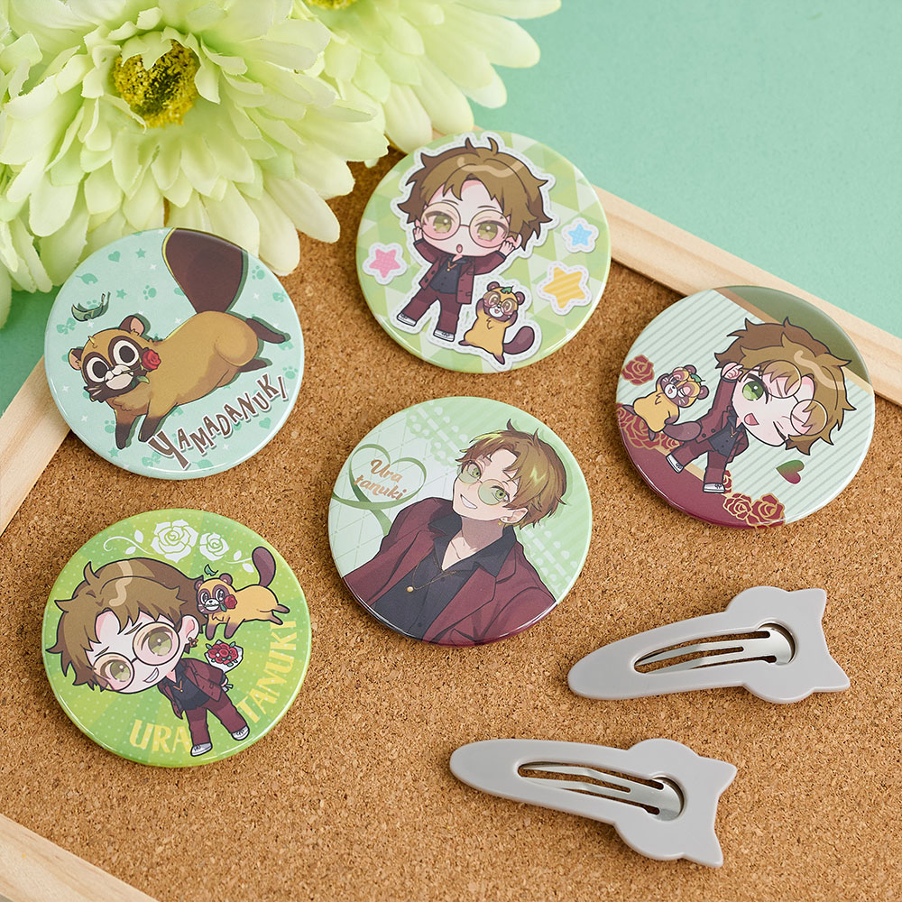 うらたぬき 花魁 缶バッジ セット うらたぬき 花魁 缶バッジ セット