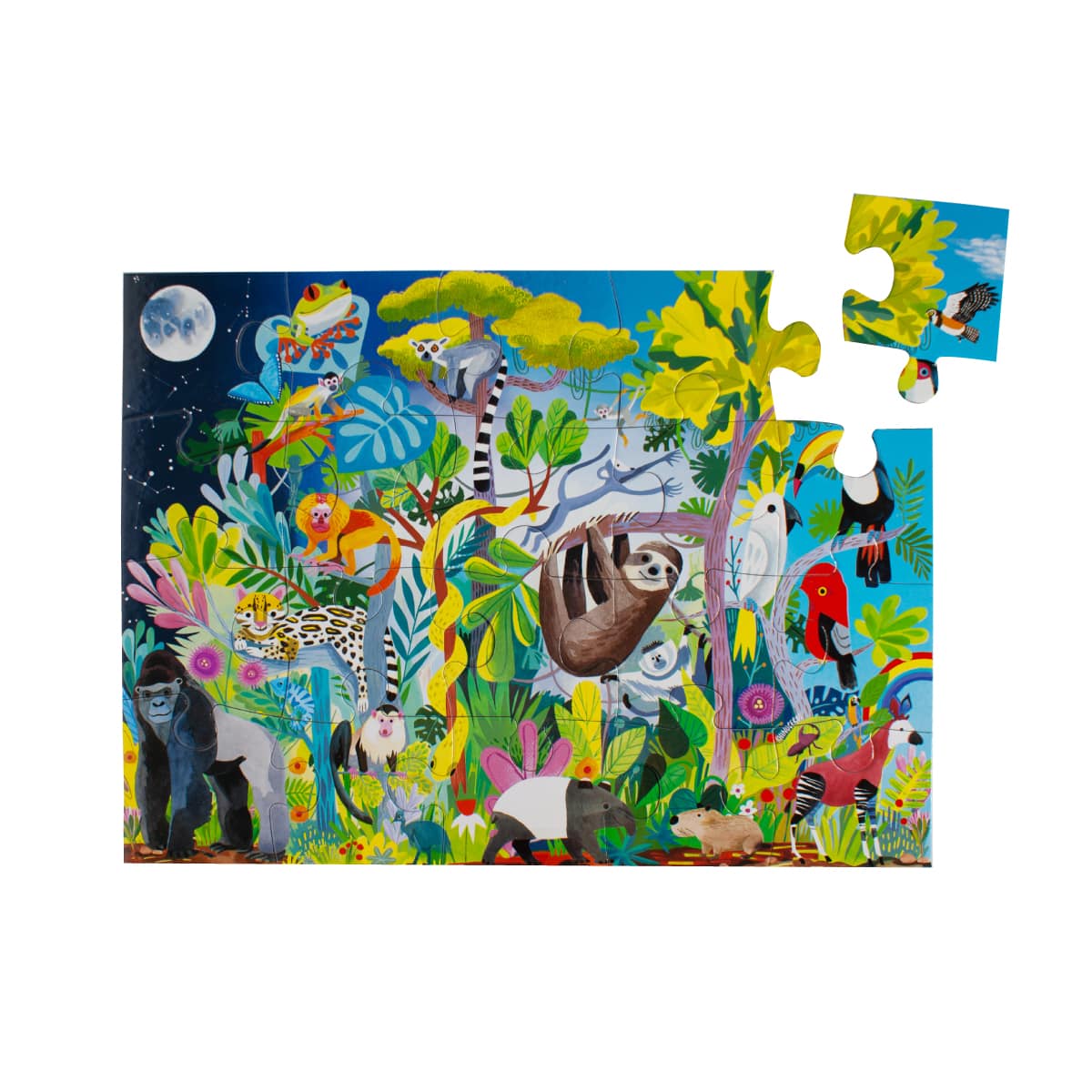 20ピースパズル ジャングルライフ: ボーネルンド オンラインショップ