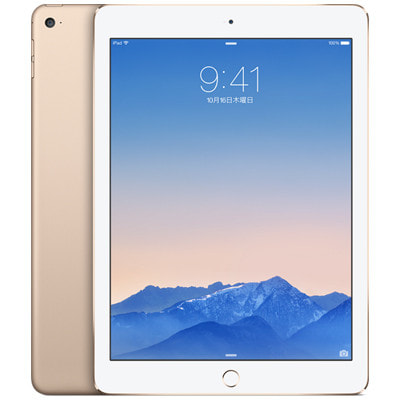 第2世代】SoftBank iPad Air2 Wi-Fi+Cellular 16GB ゴールド MH1C2J/A