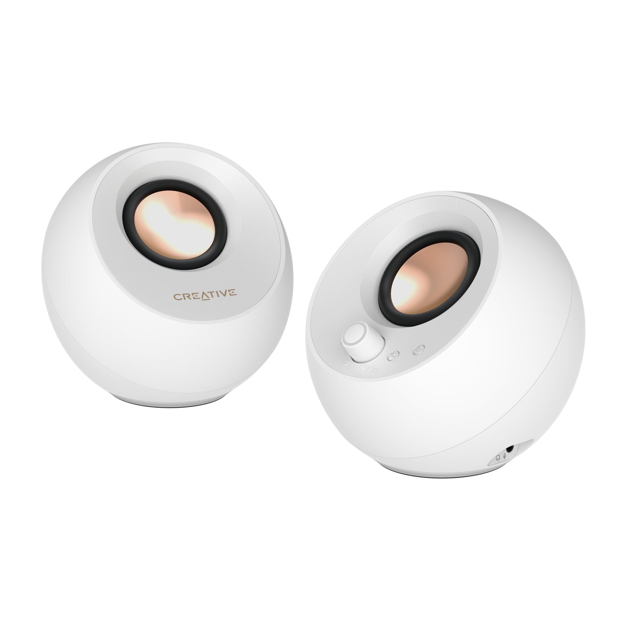 Creative Pebble Pro Minimalist 2.0 USB-C Computer Speakers with