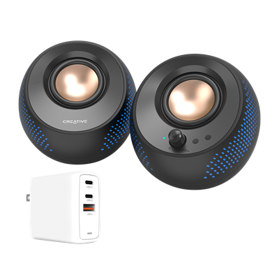 Creative Pebble X RGB ライティングやドライバー サイズを