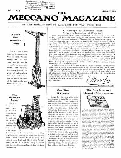Meccano Magazine Covers