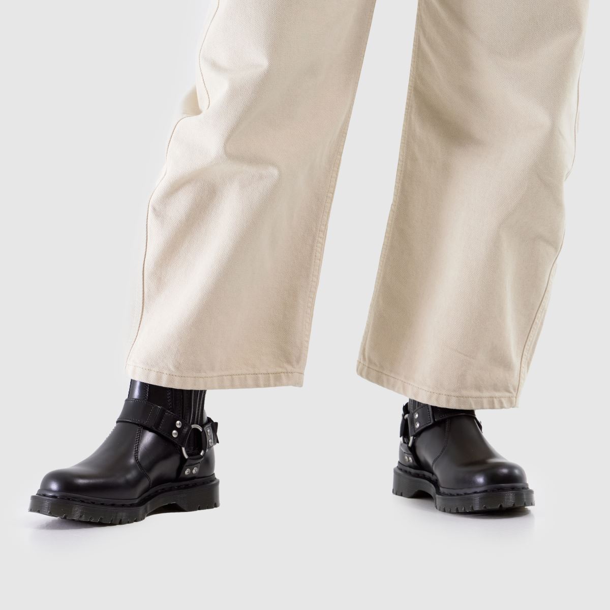 Womens Black Dr Martens 2976 Harness Chelsea Boots | schuh