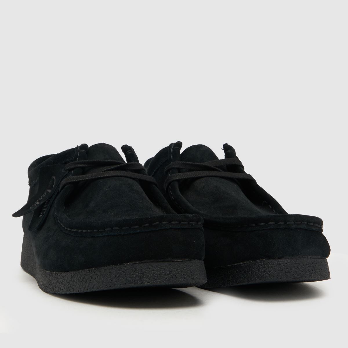 Mens Black Clarks Wallabee Evo Shoes | schuh
