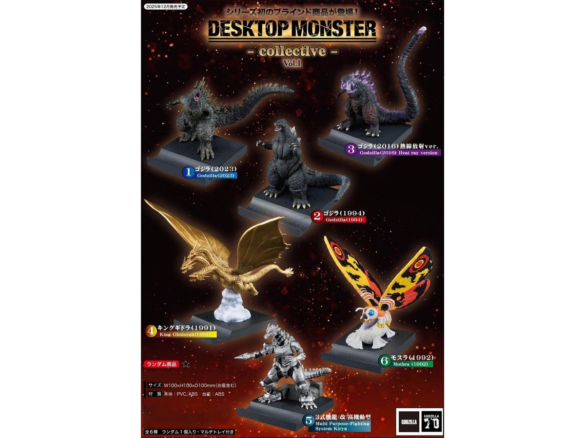 DESKTOP MONSTER - collective - Vol.1 1Box 6pcs | HLJ.co.jp