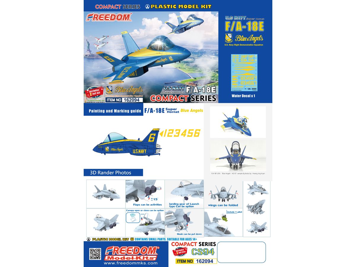 コンパクトシリーズ : F/A-18E ブルーエンジェルス | HLJ.co.jp