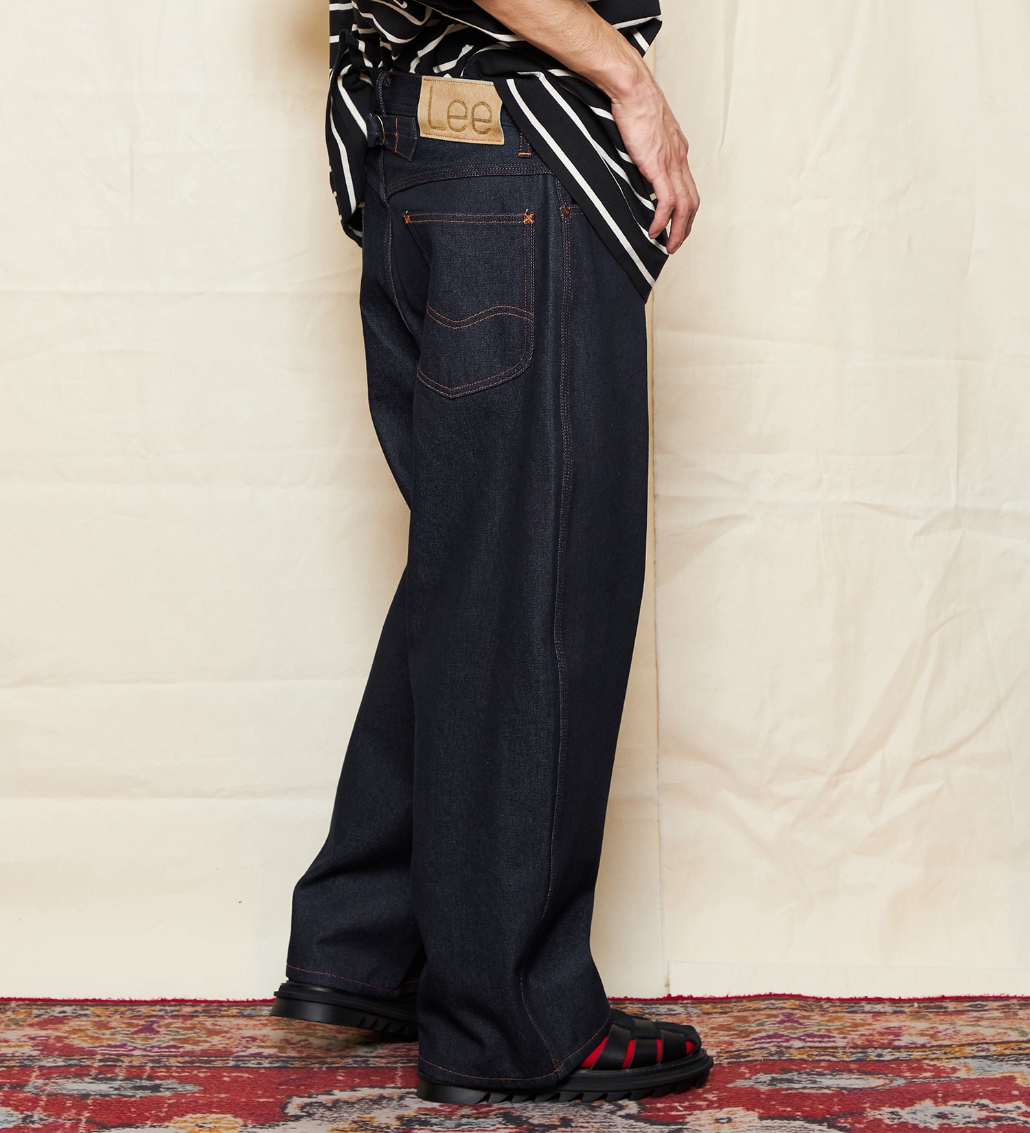 SUPERSIZED ビッグシルエットカウボーイデニムパンツ セットアップ対応